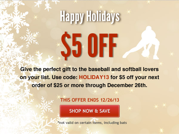 Holiday Baseball and Softball Bat Giving Guide