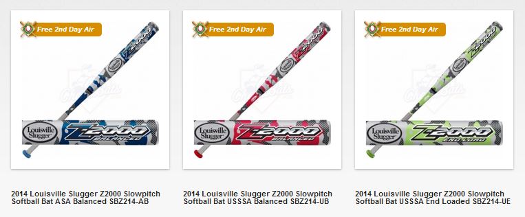 Louisville Slugger - 2014 Z-2000 from Cheapbats.com